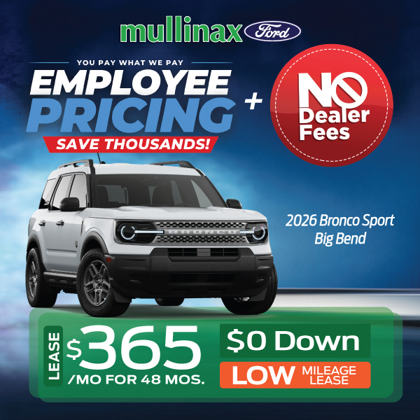 Special offer on 2025 Ford Bronco Sport 2026 Bronco Sport Big Bend