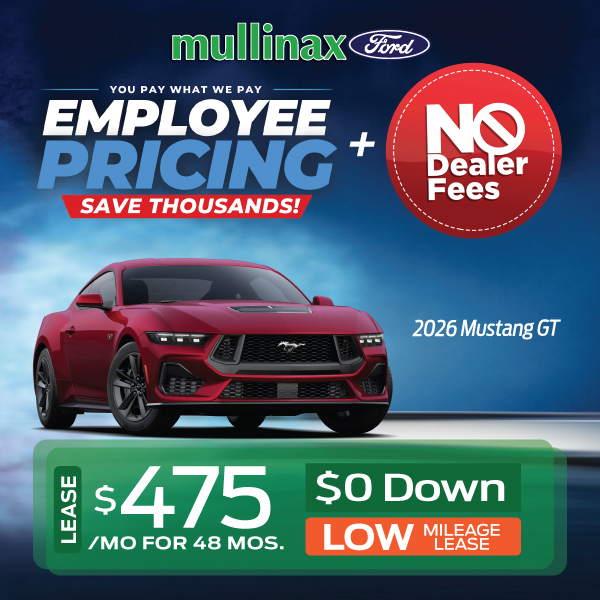 Special offer on 2025 Ford Mustang Mach-E 2026 Mustang GT