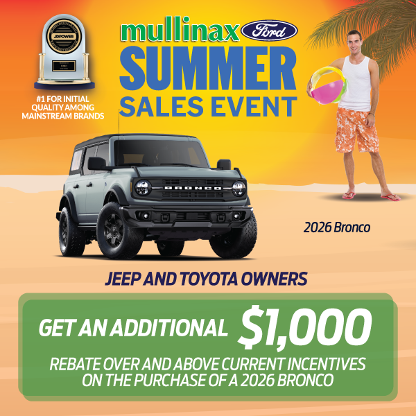Special offer on    2026 Bronco: Jeep & Toyota Owners