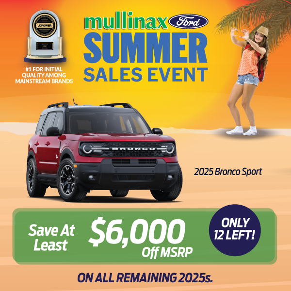 Special offer on    2025 Bronco Sport