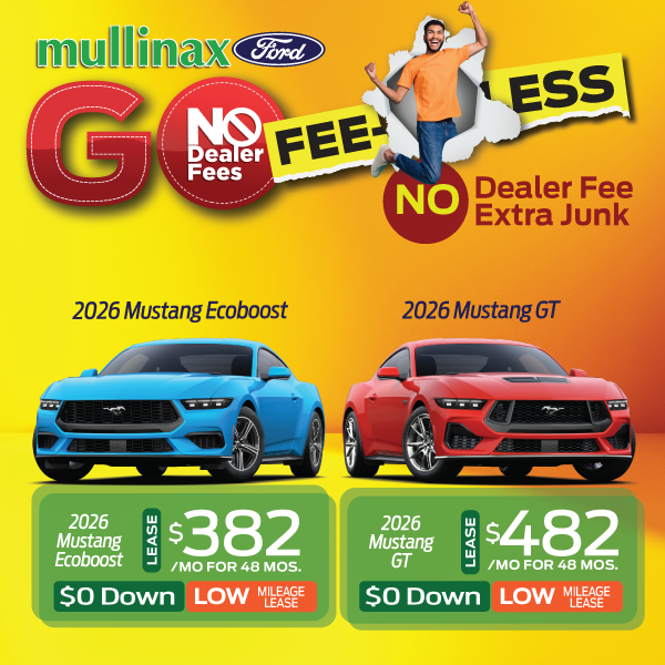 Special offer on 2025 Ford Mustang 2026 Mustang EcoBoost & 2026 Mustang GT