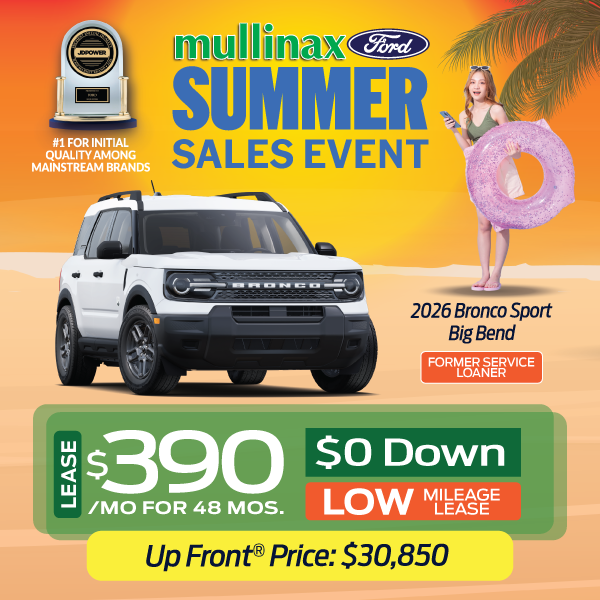 Special offer on    2026 Bronco Sport Big Bend