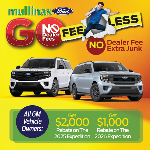 Special offer on 2026 Ford F-150 2026 & 2025 Expedition