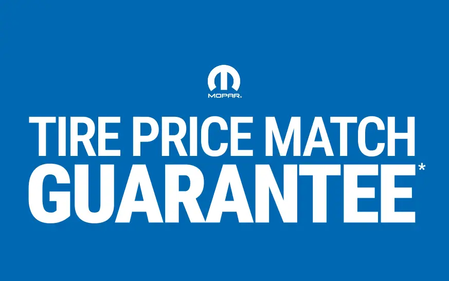 Coupon for Tire Price Match Guarantee 