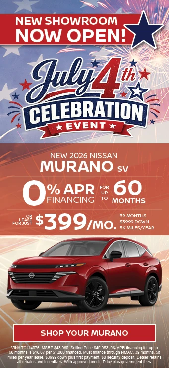 New 2026 Nissan Murano July 4th