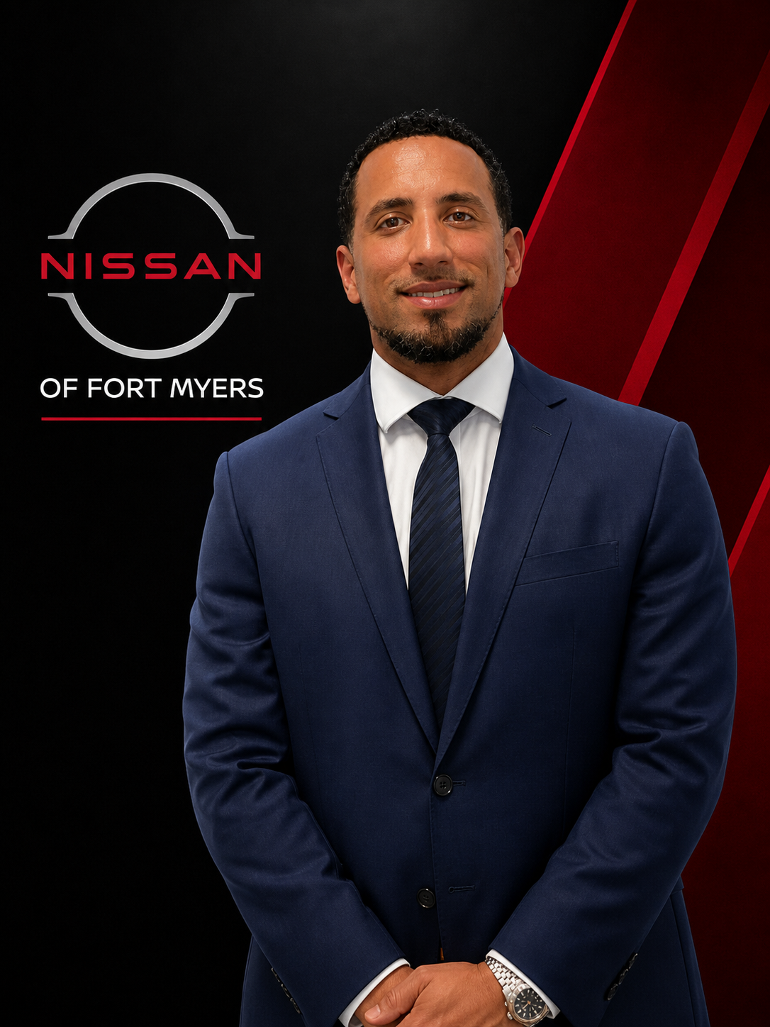 Business Manager Jonathan Garcia in Management Department at Nissan of Fort Myers