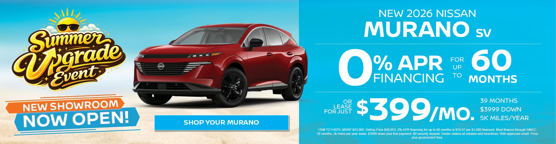 New 2026 Nissan Murano