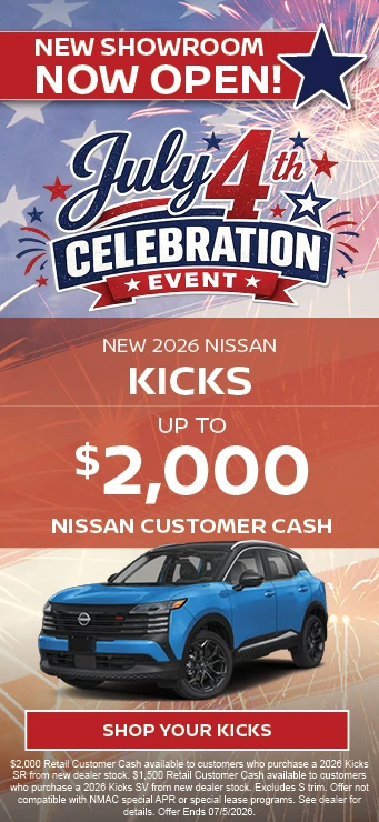 New 2026 Nissan Kicks July 4th