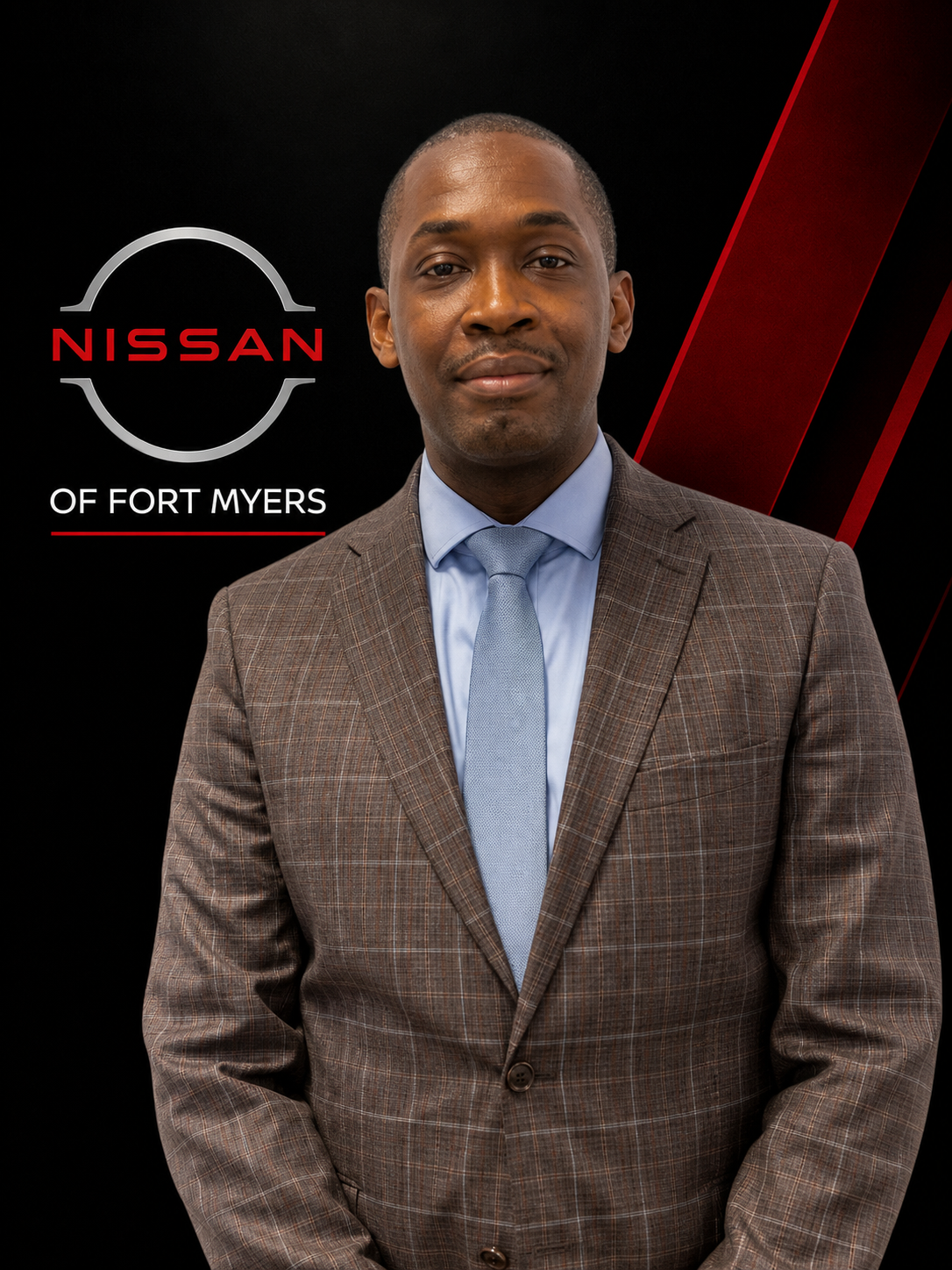 Service Director John Pitts in Service Department at Nissan of Fort Myers