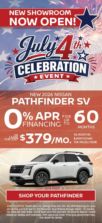 New 2026 Nissan Pathfinder July 4th