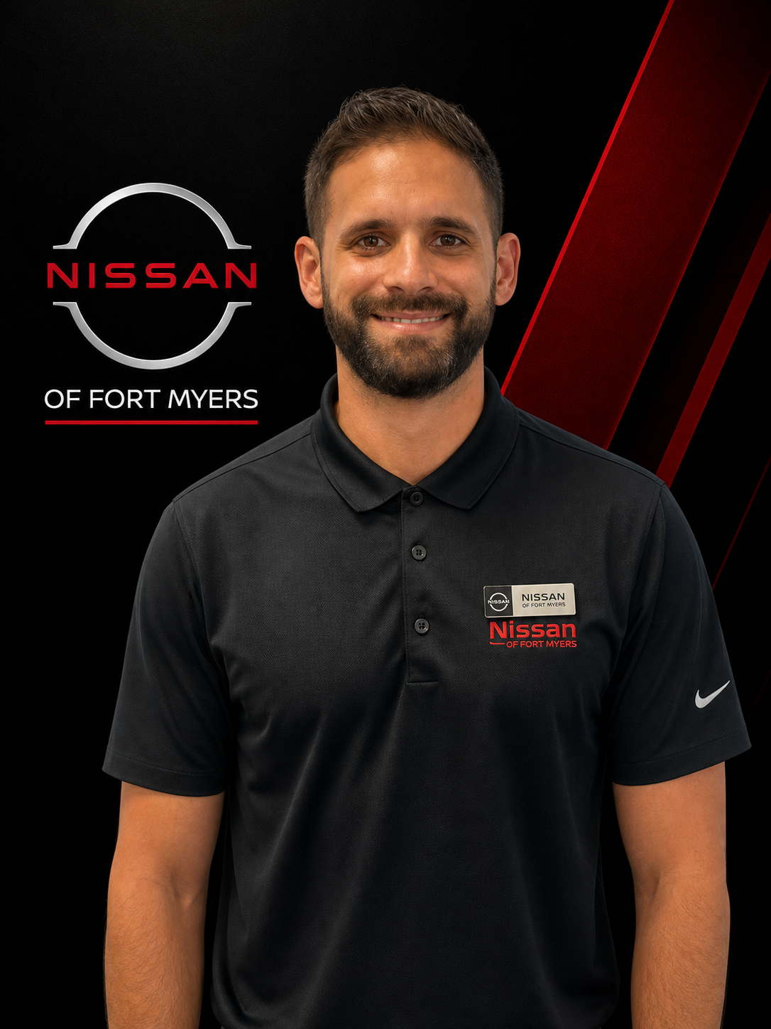 Service Advisor Carlos Garcia in Service Department at Nissan of Fort Myers