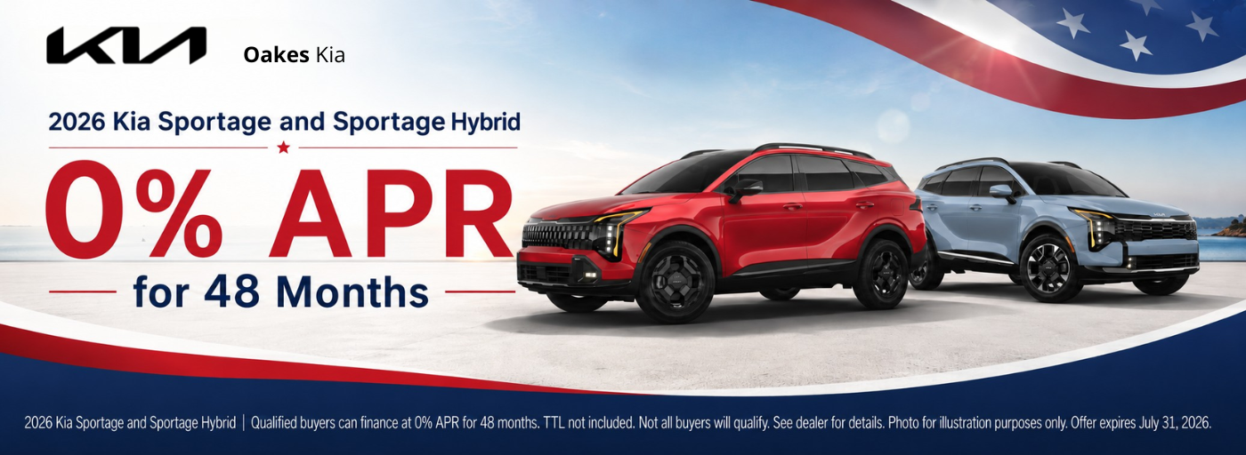 Oakes Kia July Incentives