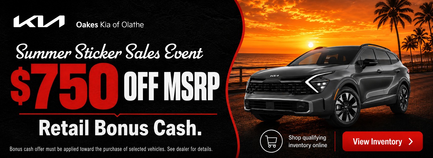 Oakes Kia Olathe May Incentives