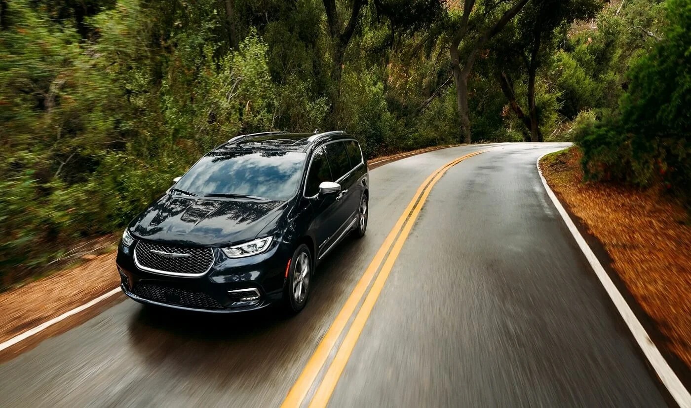 Chrysler Pacifica on the road
