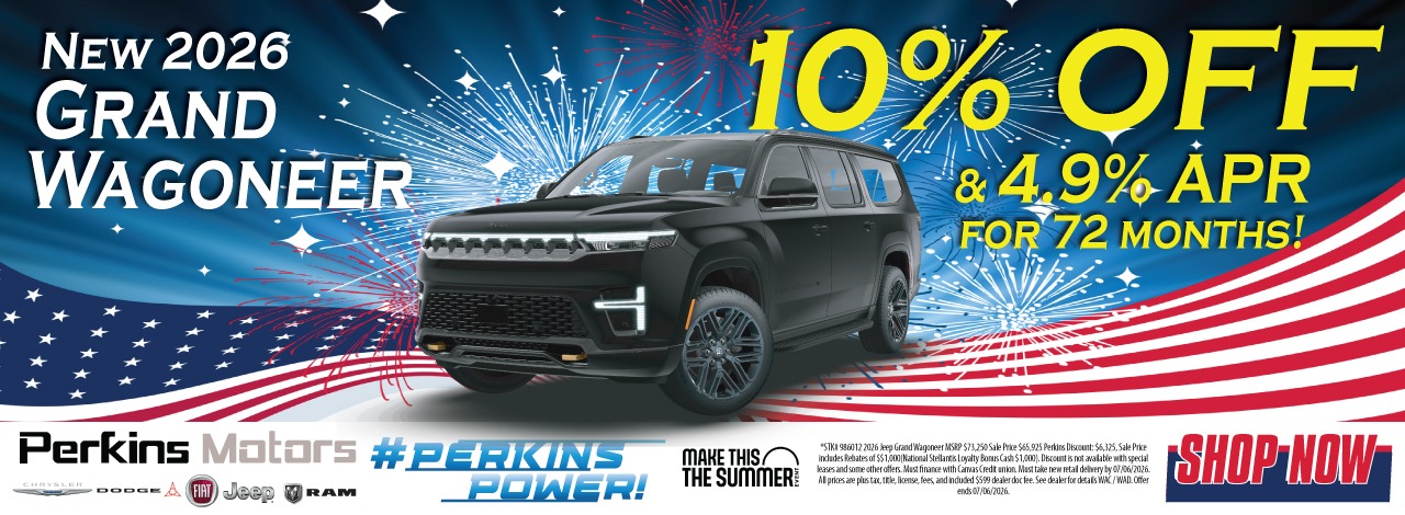 New Grand Wagoneer 10% off & 4.9 for 72