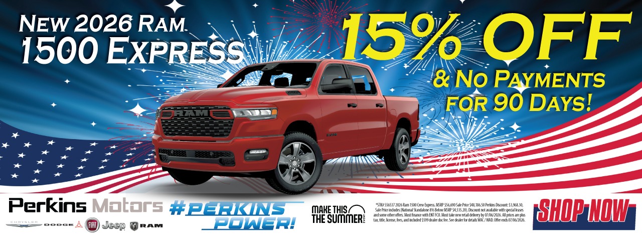New Ram 2026 Express 15% off