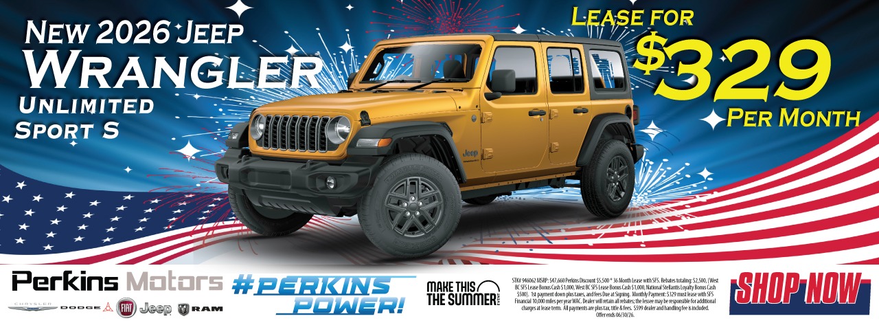 New Jeep Wrangler Unlimited Sport S