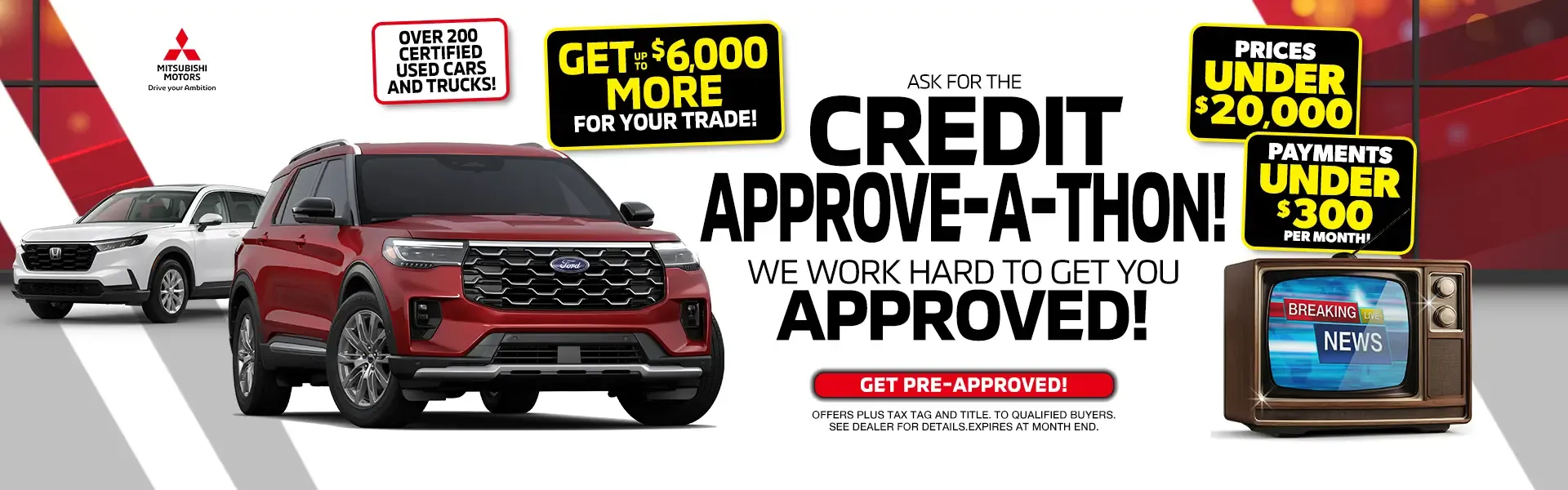 Get pre-approved at RC Hill Mitsubishi