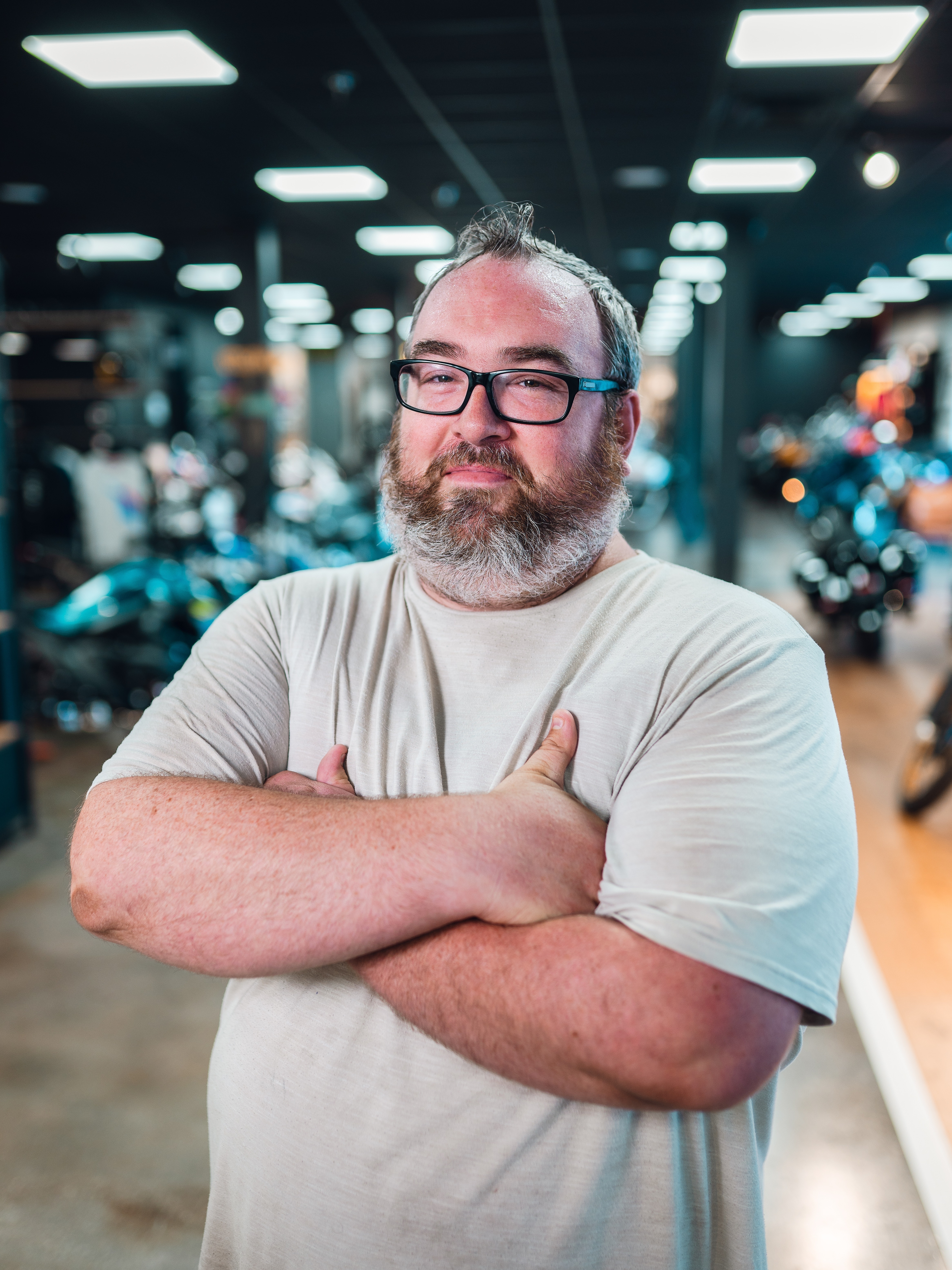Lot Porter / Delivery Driver Tyler Chad in RiderMarket Daytona Team at RiderMarket Daytona
