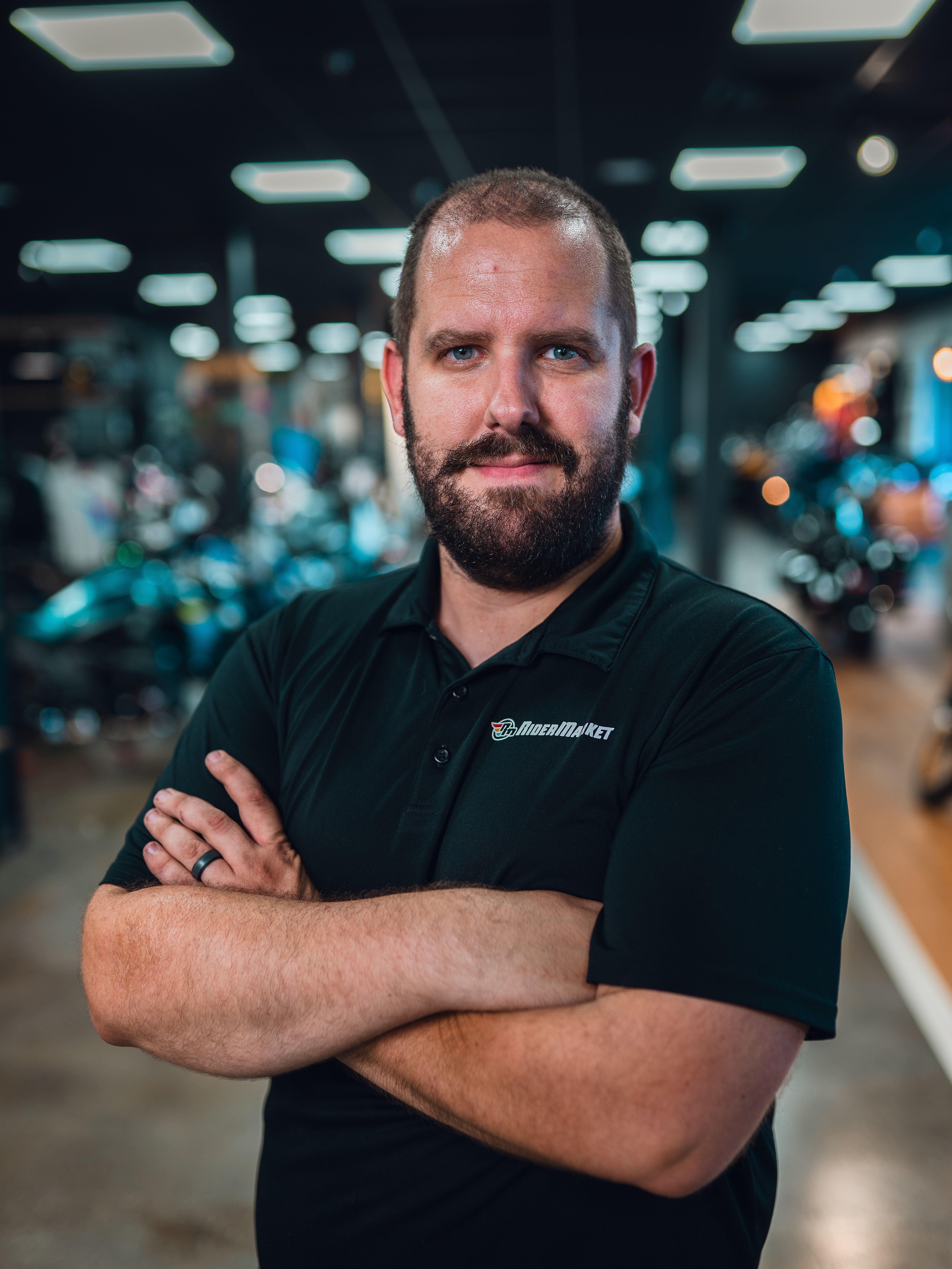 Service Manager Zachary Gough in RiderMarket Daytona Team at RiderMarket Daytona