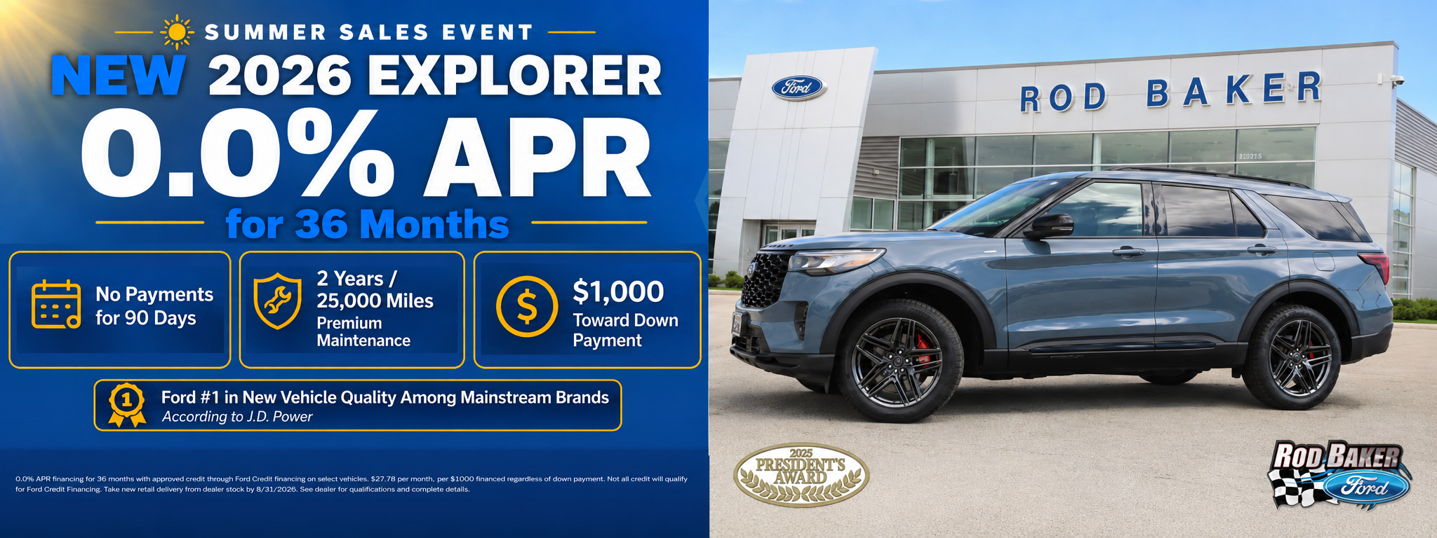 Summer Sales Event - 2026 Explorer