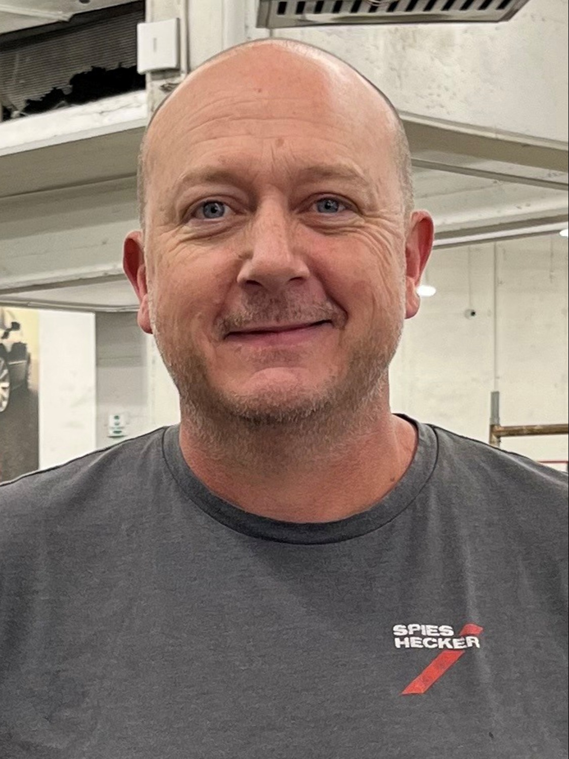 Body Shop Technician Michael Kuchinski in Body Shop at Fury Motors Saint Paul CDJR