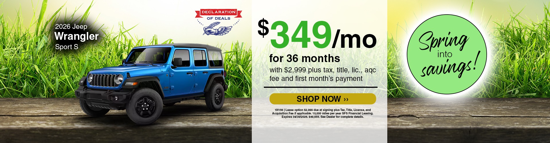 2026 Jeep Wrangler Sport S