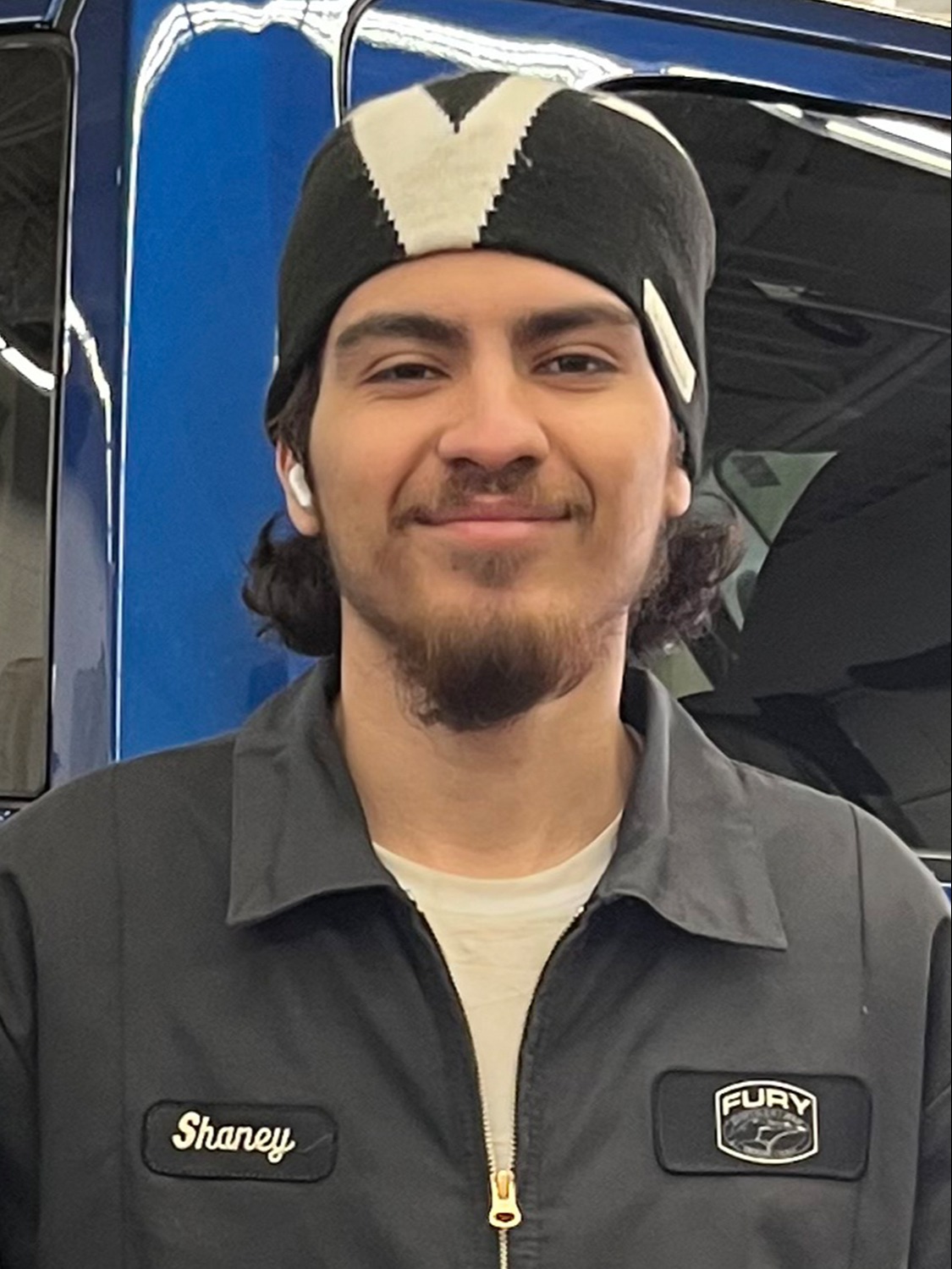 Service Lube Technician Shaney Bustos-Gardell in Service at Fury Motors Saint Paul CDJR
