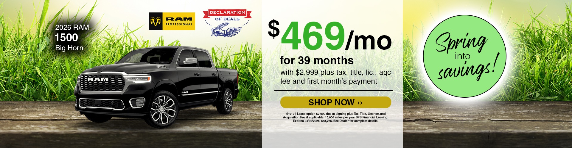 2026 RAM 1500 BIG HORN