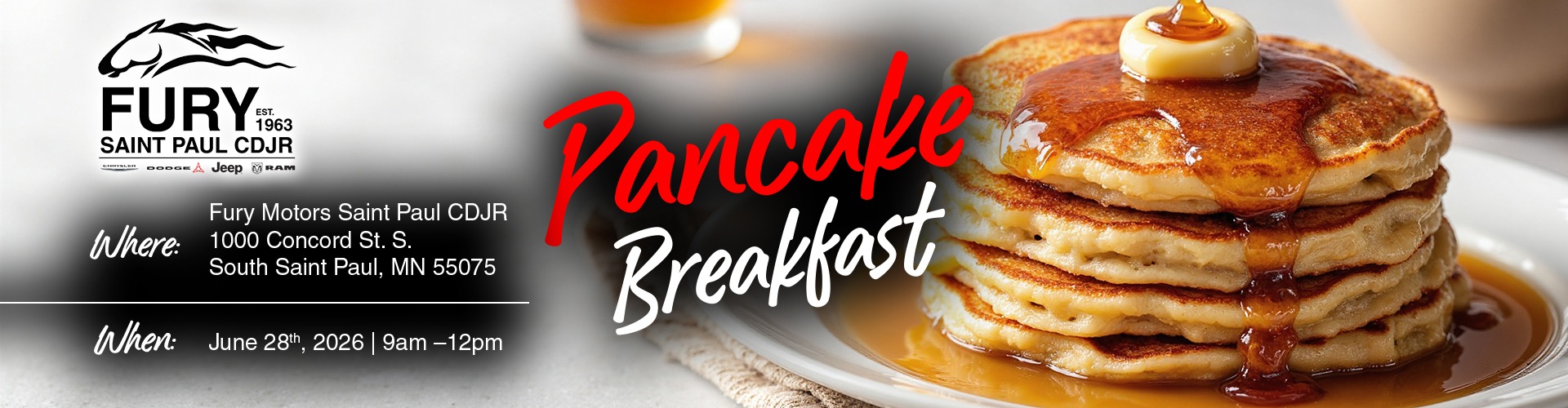 Join us for a Pancake Breakfast!