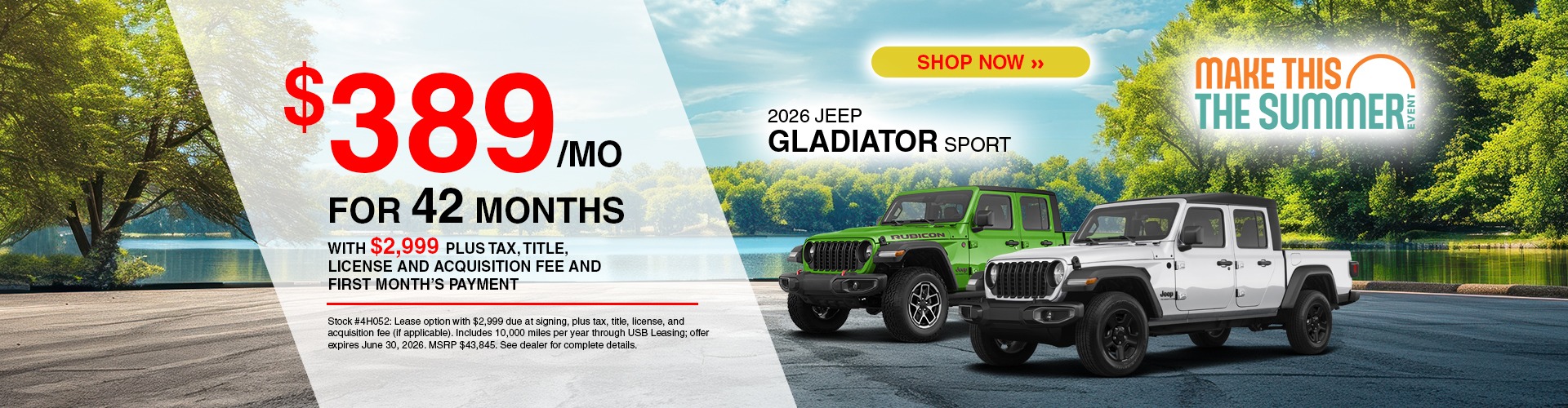 2026 Jeep Gladiator Sport
