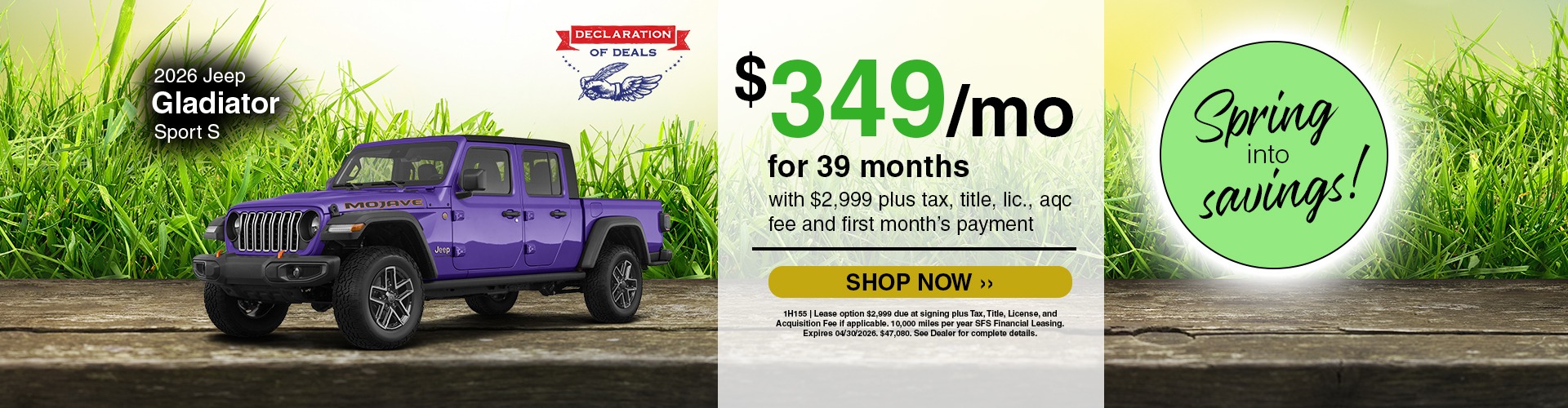 2026 Jeep Gladiator Sport S