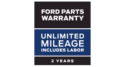 Coupon for Ford Parts Warranty: Two years. Unlimited mileage. Includes labor.* 