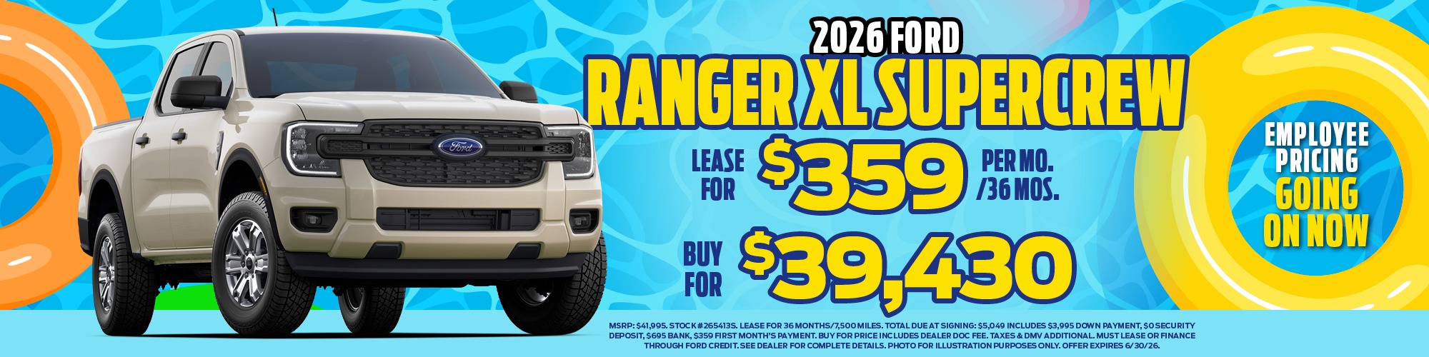 ford ranger special