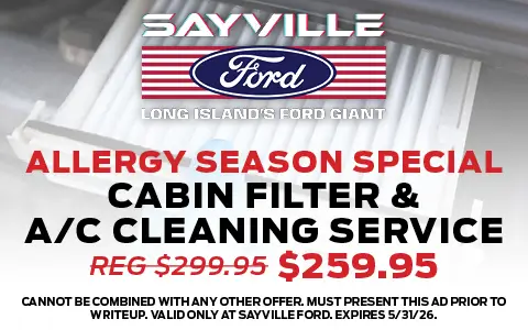 Coupon for Allergy Season Special 