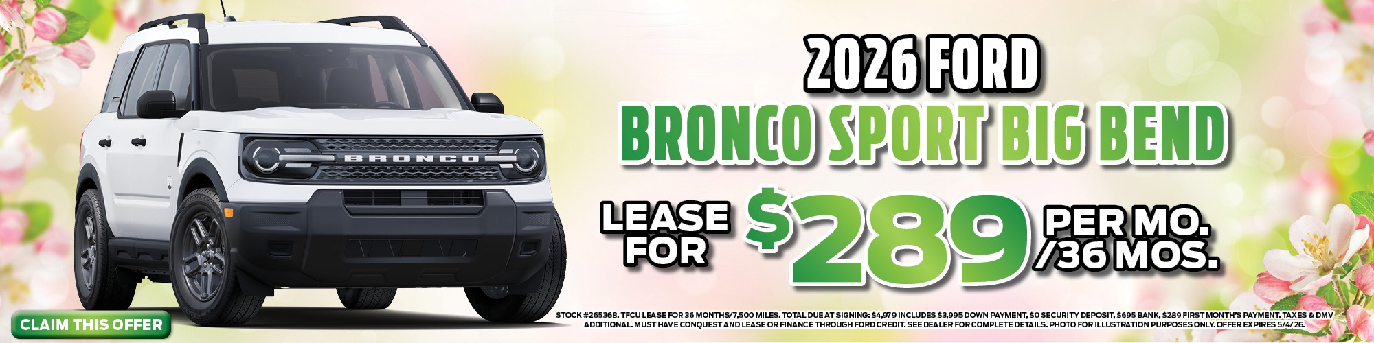 2025 bronco sport special