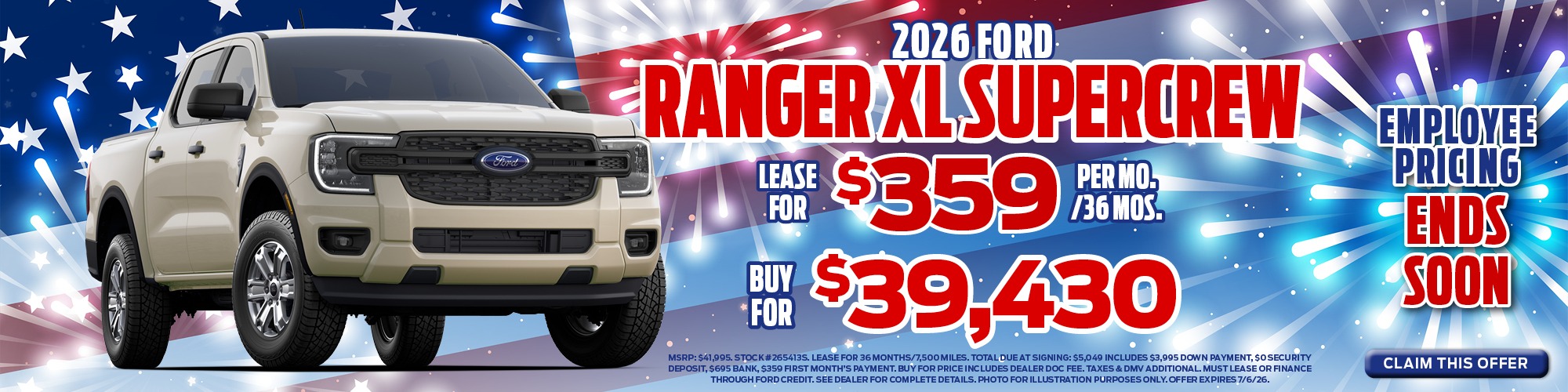 ford ranger special