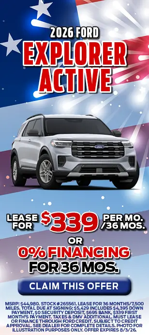 2026 ford Explorer Active Special