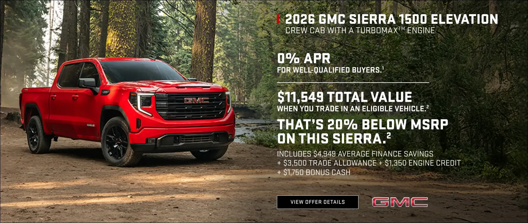 New 2026 GMC Sierra Special