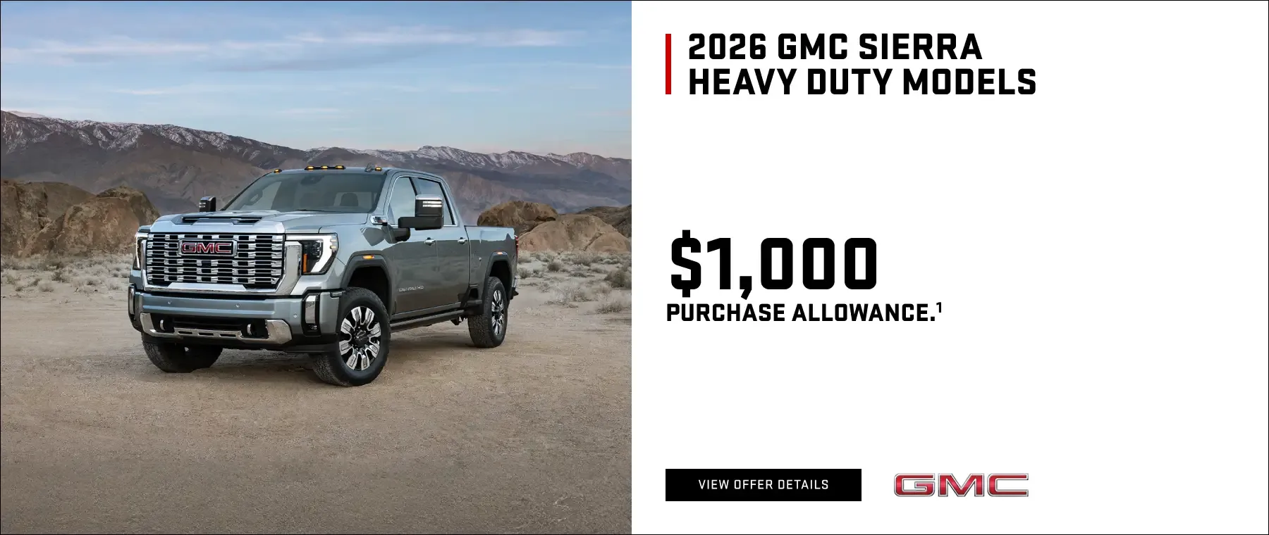 New 2026 GMC Sierra HD Models Special