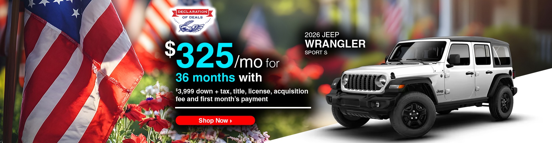 2026 Wrangler Sport S