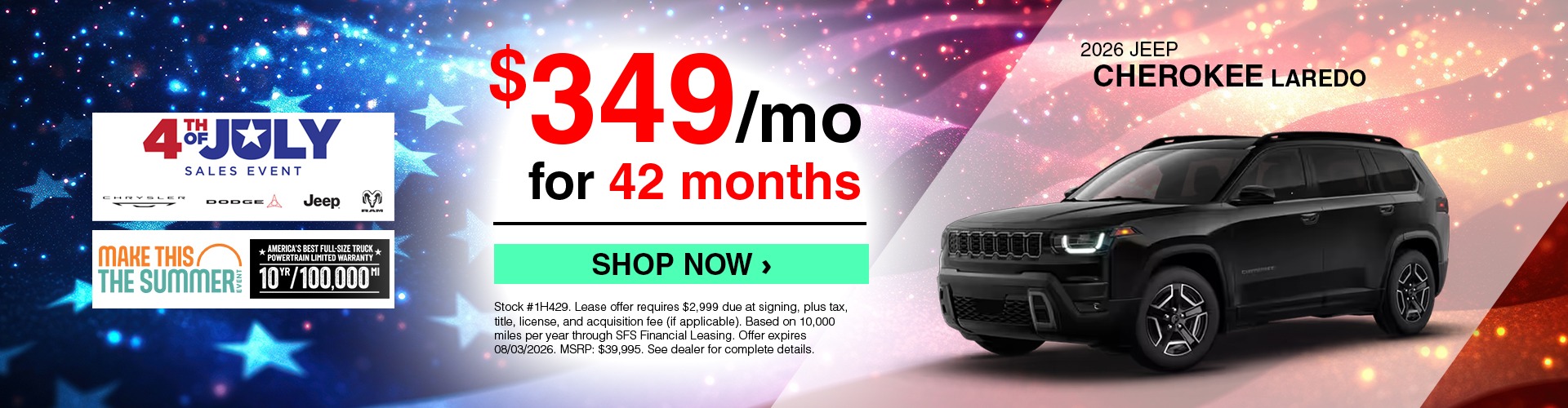 2026 Jeep Cherokee Laredo