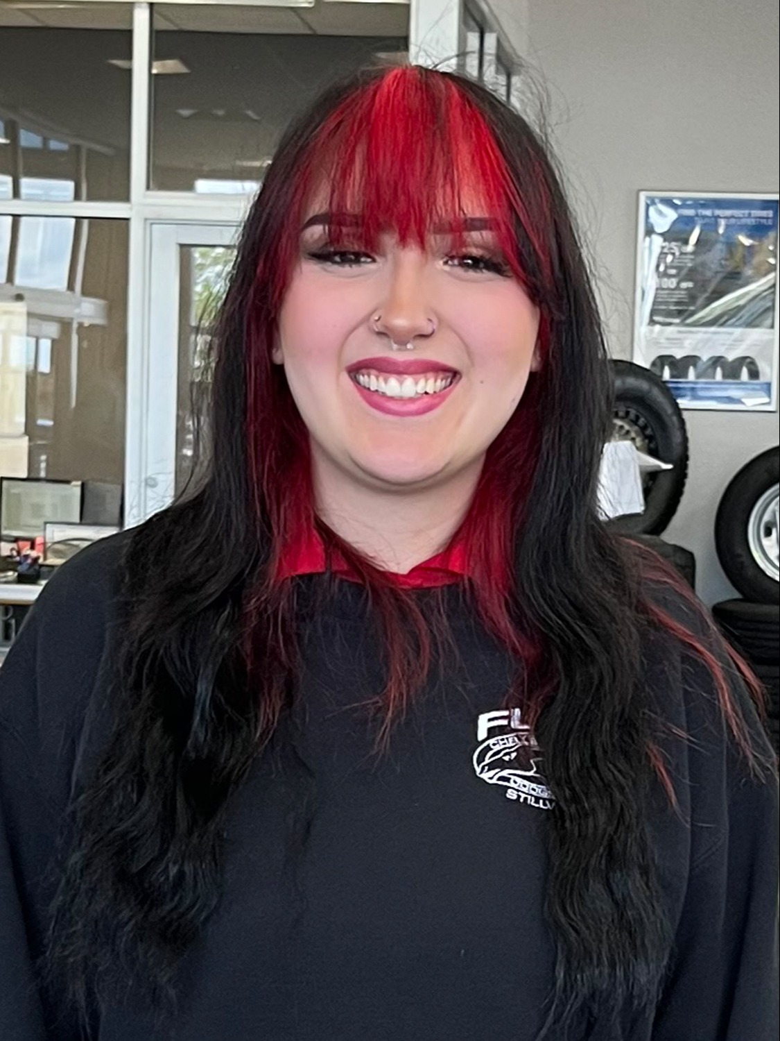 Service Advisor Alisia Mauricio in Service at Fury Motors Stillwater CDJR