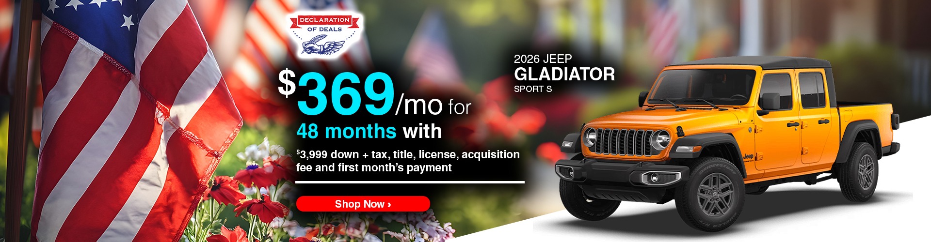 2026 Jeep Gladiator Sport S