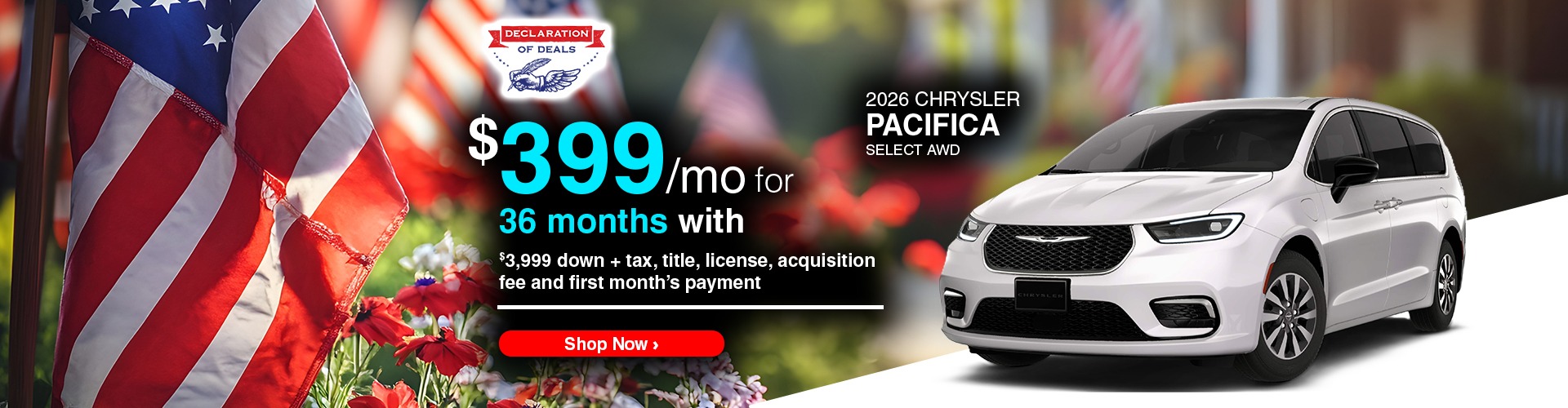 2026 Chrysler Pacifica Select AWD