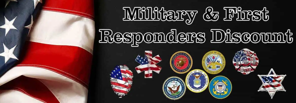 Coupon for ALL ACTIVE & RETIRED MILITARY & FIRST RESPONDERS 10% OFF ANY SERVICE UP TO $100