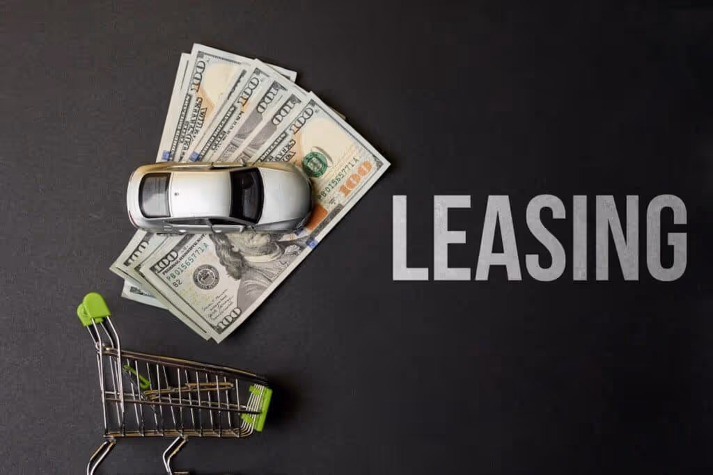 A new Subaru parked, available to lease at Subaru of Rochester