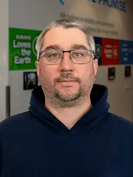 Subaru Certified Technician Chris Hinzmann in Service at Subaru of Rochester