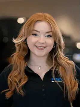Office Administrator Trinity Shepherd in Office at Subaru of Rochester
