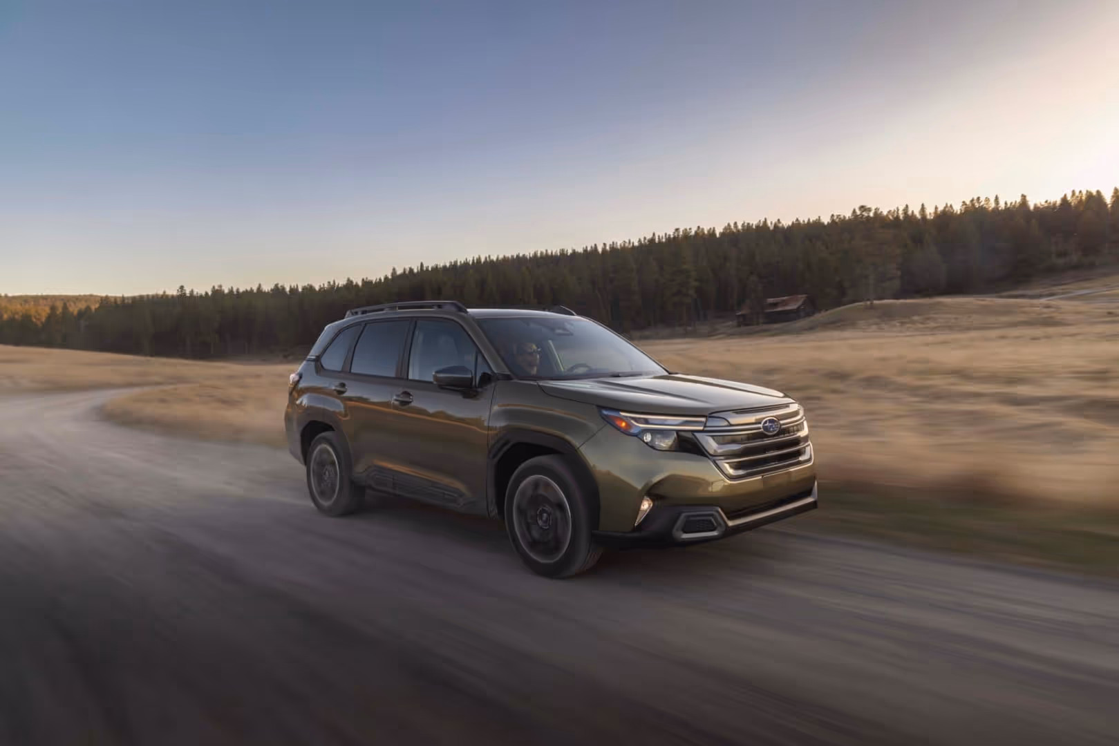 2025 Subaru Forester driving on the highway